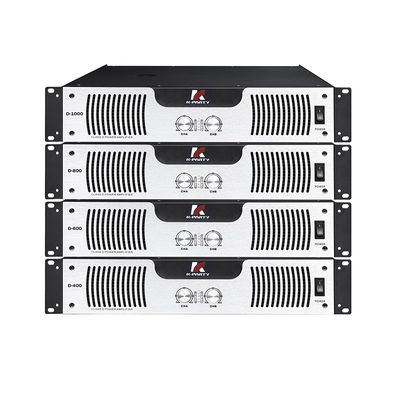 Dシリーズ標準2U音声電源増幅器 8Ωステレオ電源クラスD